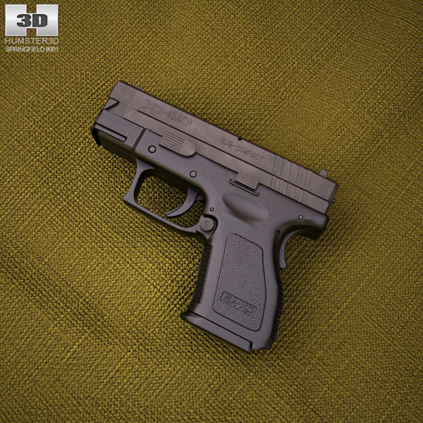 Springfield Armory XD (HS2000) 3.5 inch sub-compact 3D model