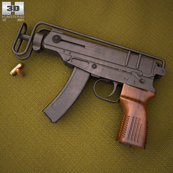 Skorpion vz. 61 3D model
