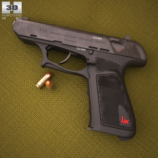 Heckler & Koch P9s 3D model