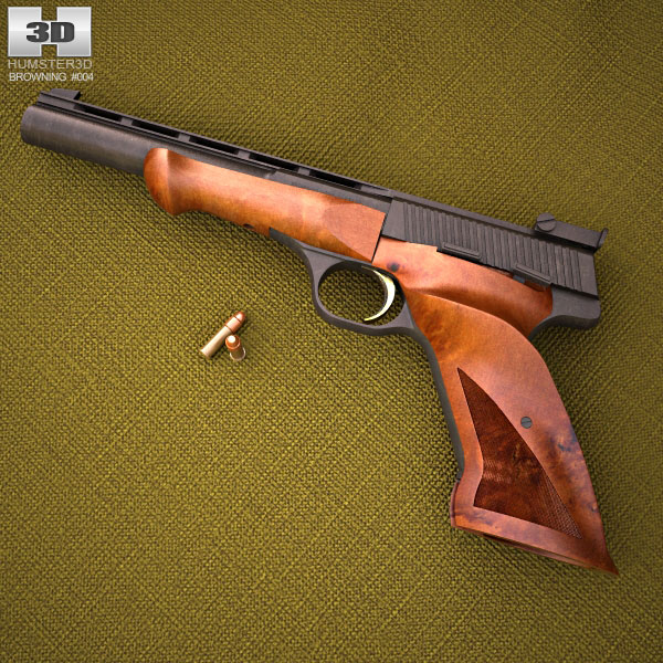 Browning Medalist .22 LR 3D model