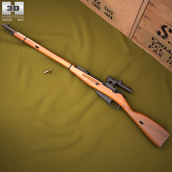 Mosin Nagant 91/30 3D model