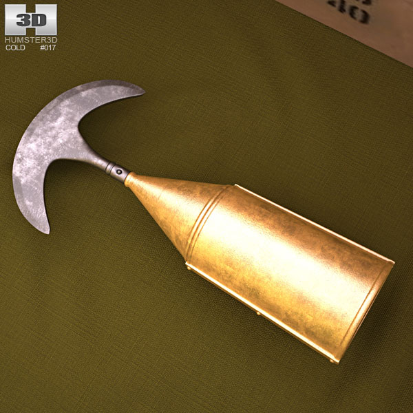 Roman Scissor 3D model