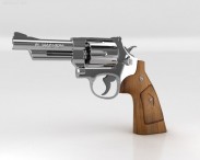 Smith & Wesson Model 29 4 Inc barrel 3d model