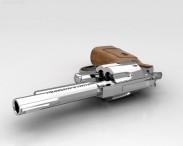 Smith & Wesson Model 29 4 Inc barrel 3d model