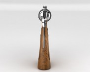 Smith & Wesson Model 29 4 Inc barrel 3d model