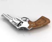 Smith & Wesson Model 29 4 Inc barrel 3d model