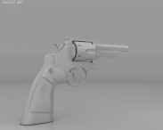 Smith & Wesson Model 29 4 Inc barrel 3d model