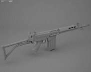 FN FAL 50.64 3d model