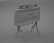 M18 Claymore mine 3d model
