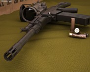 Saiga-12 18,5 KS-K 3d model