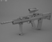 SA80 L85A2 3d model