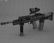 SA80 L85A2 3d model
